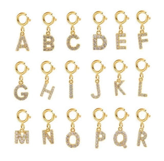 DEtachable Initials ~ Crystals